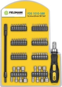 Juego de 56 puntas con destornillador de carraca y extensión flexible