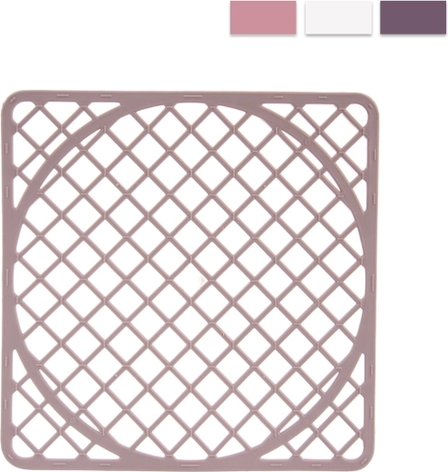 Alfombrilla para fregadero de 30 × 30 cm, mix de colores
