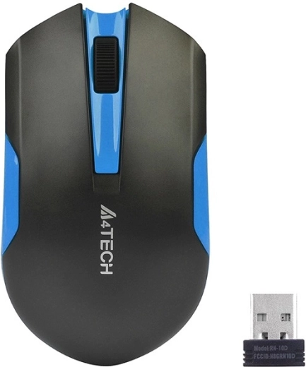 Ratón inalámbrico A4TECH V-Track G3-200N negro-azul