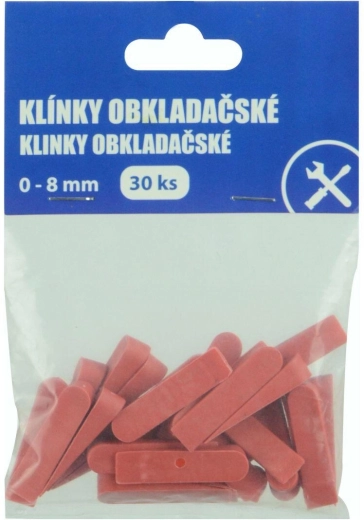 Cuñas plásticas para alicatadores 0–8 mm, 30 uds