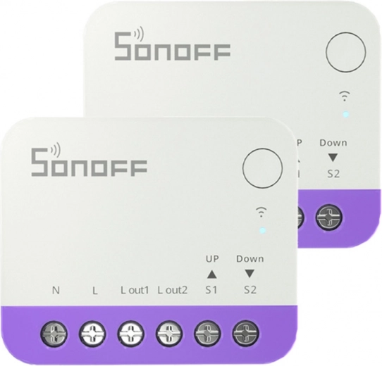 Sonoff Mini-RBS Interruptor inteligente Wi‑Fi para persianas (2 uds.)