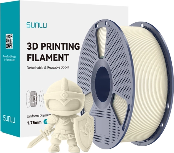 Filamento Sunlu PLA+ 1,75 mm – marfil