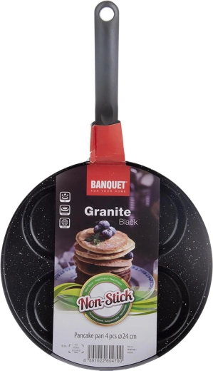 Revestimiento tipo granito antiadherente para freír con un mínimo de grasa