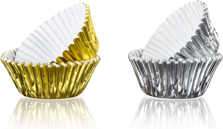Cápsulas de aluminio para repostería 7,2 × 2,1 cm CULINARIA (42 uds)