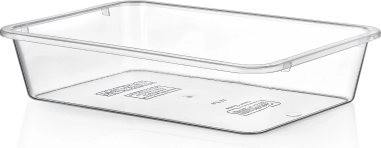 Recipiente rectangular universal de 0,9 l sin BPA