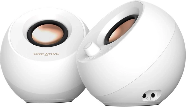 Altavoces Creative Pebble Pro blancos