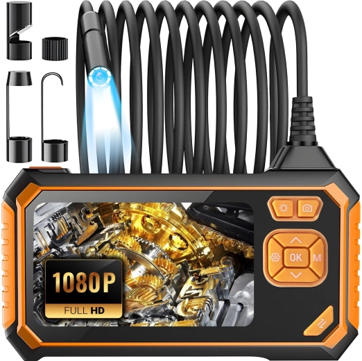 Cámara endoscópica de inspección RENEW FORCE con pantalla LCD de 4,3" y cable de 5 m