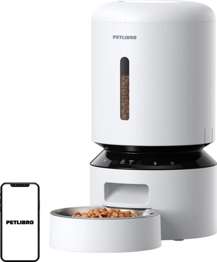 Dispensador automático de comida Petlibro Granary WiFi 5L Blanco