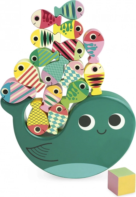 Vilac juego de motricidad Ballena - juguetes de equilibrio