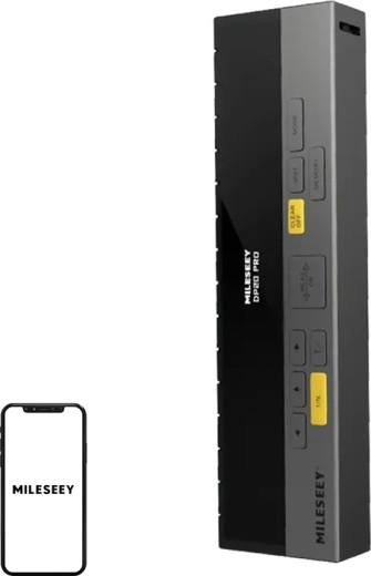 Mileseey DP20 Pro telémetro láser con OLED y Bluetooth (0,25–120 m)