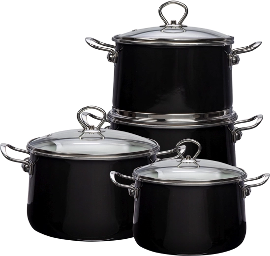 Práctico juego de 8 piezas para la cocina doméstica diaria