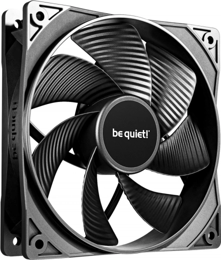 Ventiladores be quiet! Pure Wings 3 120 mm PWM Reverse – set de 3 unidades, negro