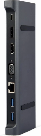 Adaptador USB-C 9 en 1 con HDMI, USB-C PD, VGA, DP, USB y LAN