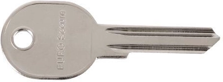 Semielaborado de llave RICHTER EURO SECURE para cilindro