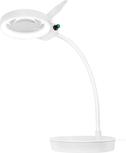 Cuello de cisne flexible y base estable