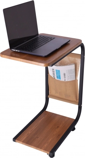 Estructura estable y elegante madera oscura