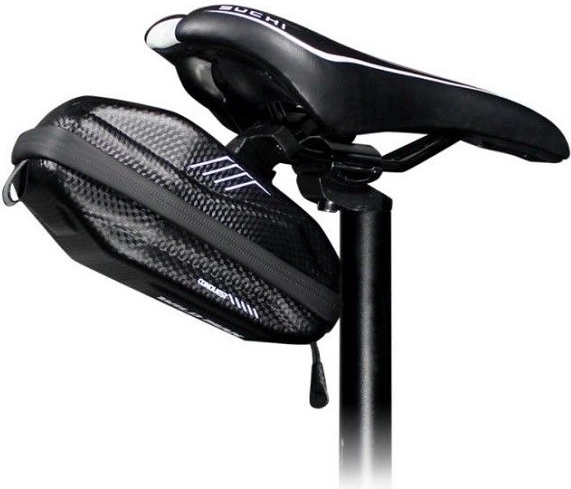 Bolsa de sillín impermeable WildMan XS 1,2 l negra