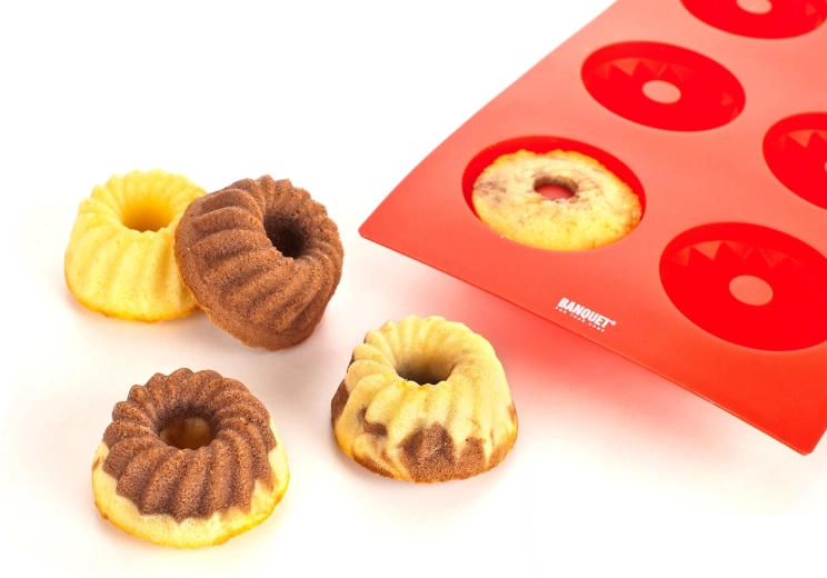 6 mini bizcochos a la vez