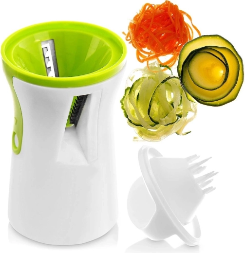 Cortador espiral de verduras 3 en 1