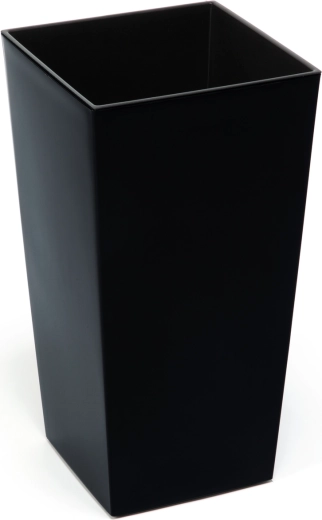 Maceta Finezja 25 × 25 cm con inserto – negro brillante