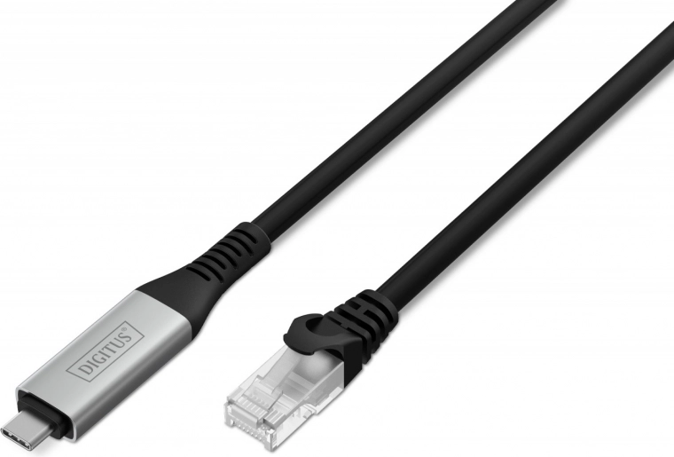 Adaptador USB‑C a RJ45 Cat 6A S/FTP, 1 Gbit/s, USB 3.2 Gen 1, LSZH, 2 m