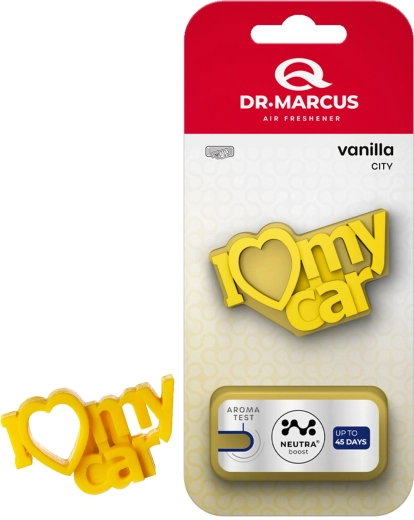 Dr. Marcus City I Love My Car Vanilla ambientador para coche