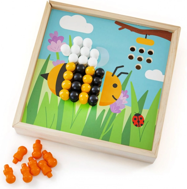 Bigjigs Toys mosaico de madera Jardín