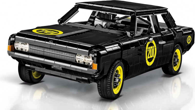 Opel Rekord C Schwarze Witwe maqueta 1:12 de COBI