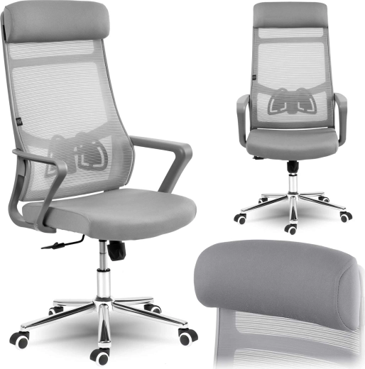 Silla de oficina de microred Sofotel Brema, gris