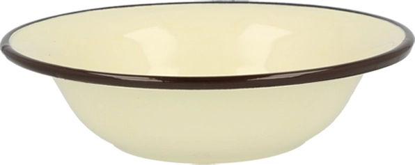 Cuenco esmaltado Silesia Rybnik 1,15 l crema