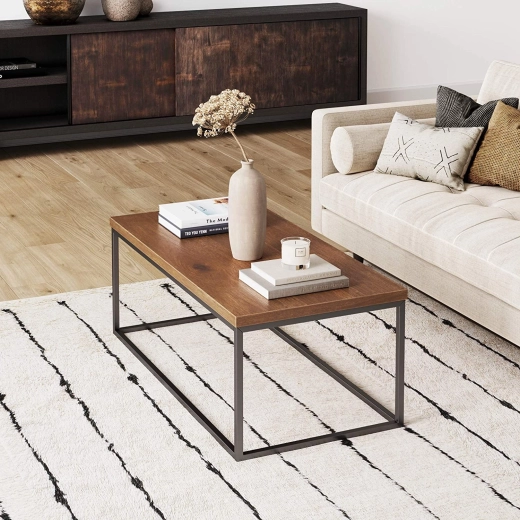 Aspecto loft con decoración de madera