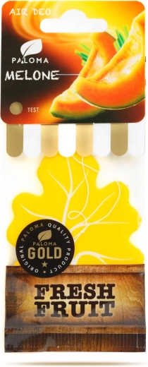 Ambientador colgante para coche Paloma Gold Fresh Fruit Melone
