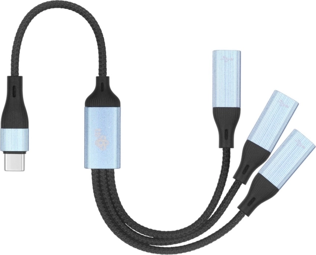 Adaptador divisor USB‑C – 3× USB‑C