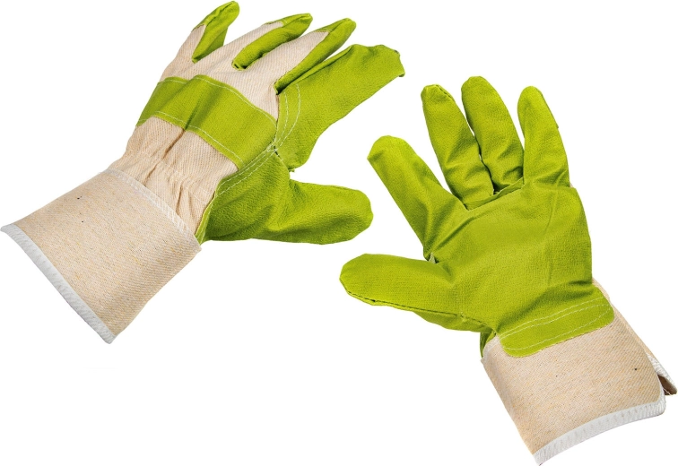 Guantes de protección laboral Happy Green, talla 2XL/11