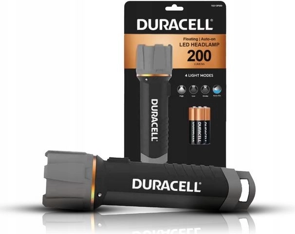 Linterna de goma Duracell de 200 lm