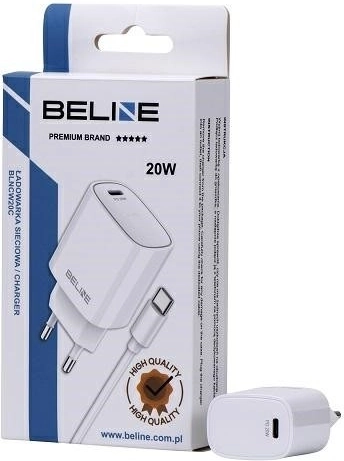 Cargador de pared 20W USB‑C + cable USB‑C – Blanca
