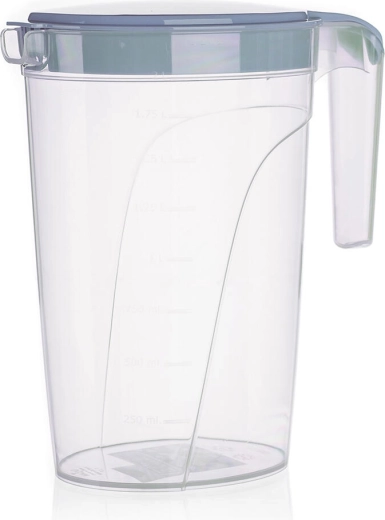 Jarra de plástico con medidor 2 l con tapa Culinaria