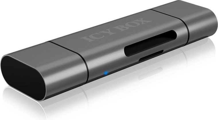 Icy Box lector de tarjetas IB-CR200-C USB-C y USB-A