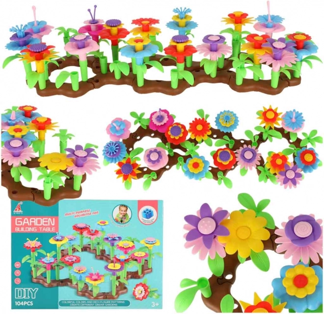Juego de construcción creativo Jardín de Flores 104 piezas