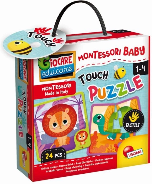 Juego de rompecabezas táctil Montessori para niños