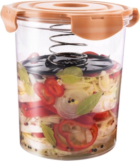 Recipiente para marinar con resorte 4 l, 19 × 21 cm