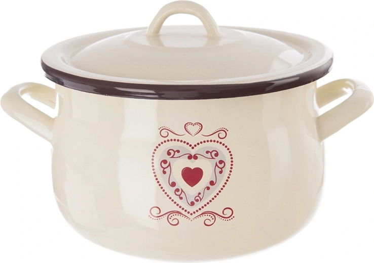 Olla esmaltada con tapa Tonca de 16 cm, 2,3 l