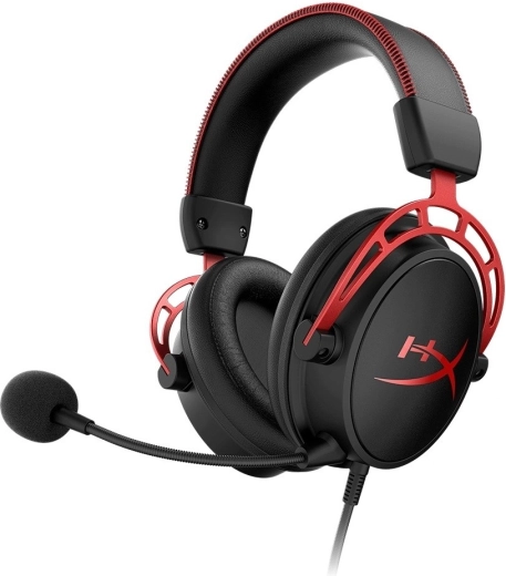 Auriculares gaming HyperX Cloud Alpha negro-rojo