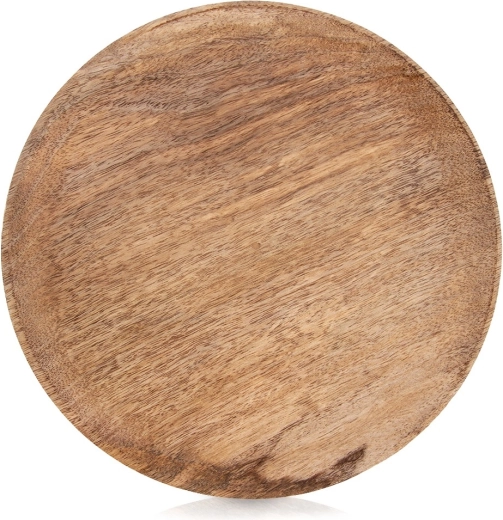 Plato de servir de madera de mango 25 cm