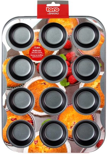 Molde para muffins TORO para 12 unidades 35 × 26,5 cm