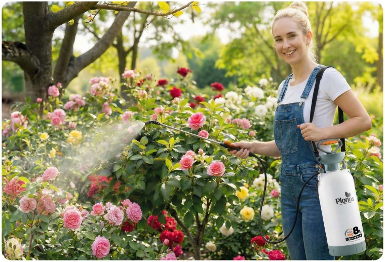 Trabajo cómodo en el jardín