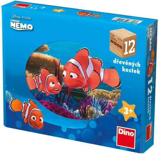 Bloques de madera Dino Nemo 12 piezas