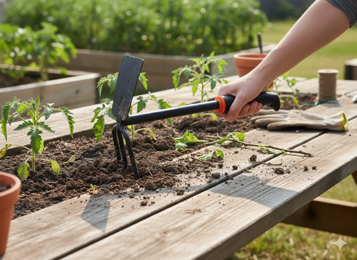 Ideal para trabajar entre plantas