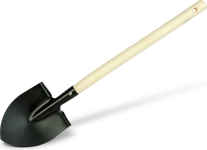 Pala de jardín con mango de madera de 50 cm