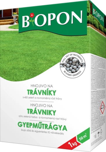 Fertilizante granulado Bopon para césped 1 kg